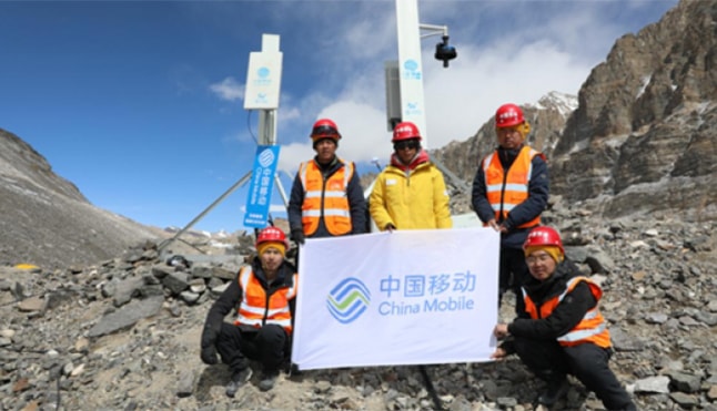 China despliega el 5G en el Everest